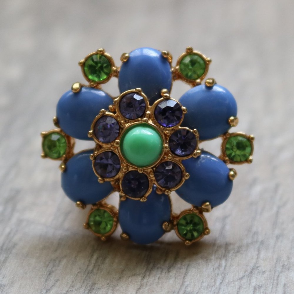 Stunning J. Crew Cocktail Ring, Size 9
